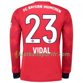 Tenue Bayern Munich Vidal 23 Domicile 2018-2019 Maillot de Foot ML